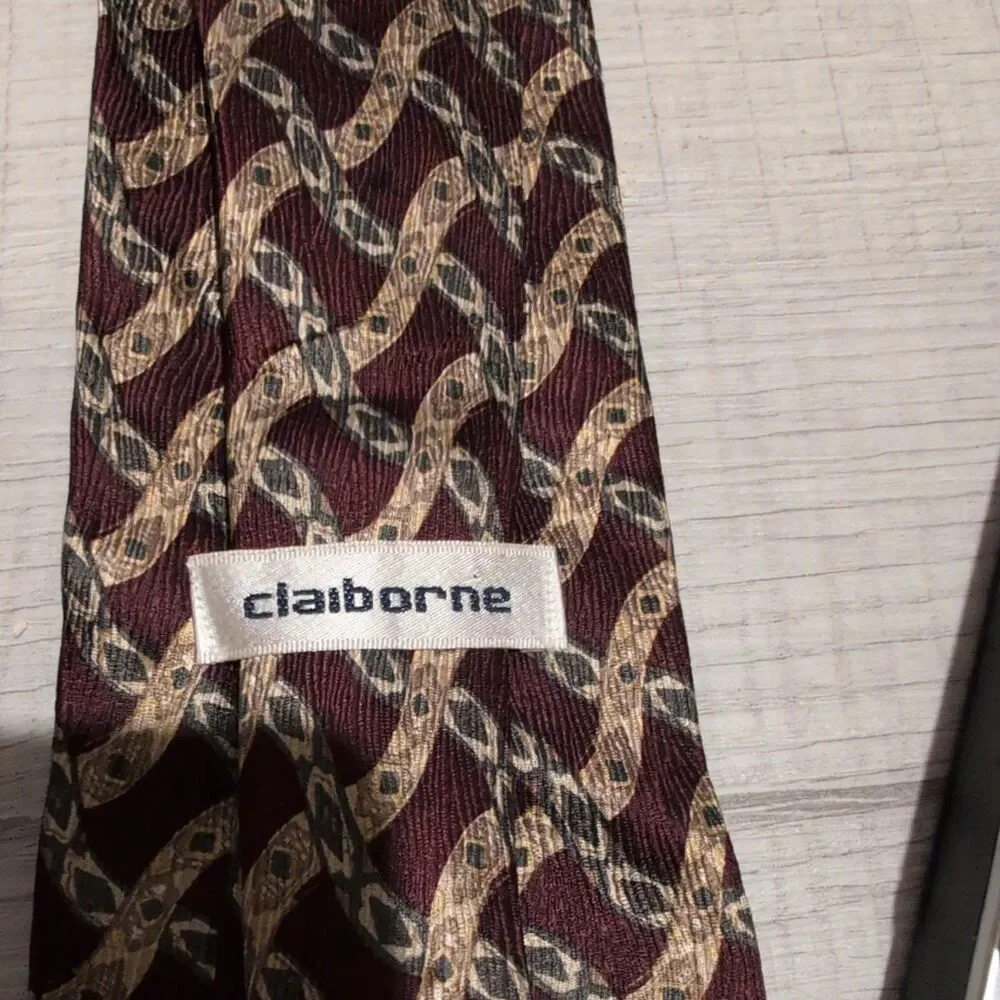 LOT OF 5 VINTAGE Silk ties Givenchy Polo Ralph Lauren Claiborne p Perry Ellis